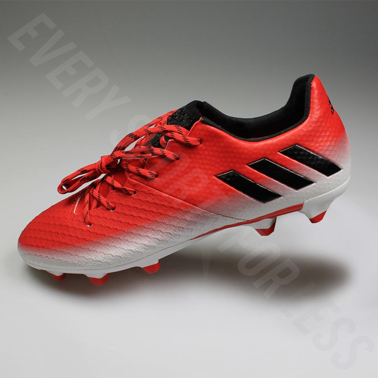 messi cleats red and white