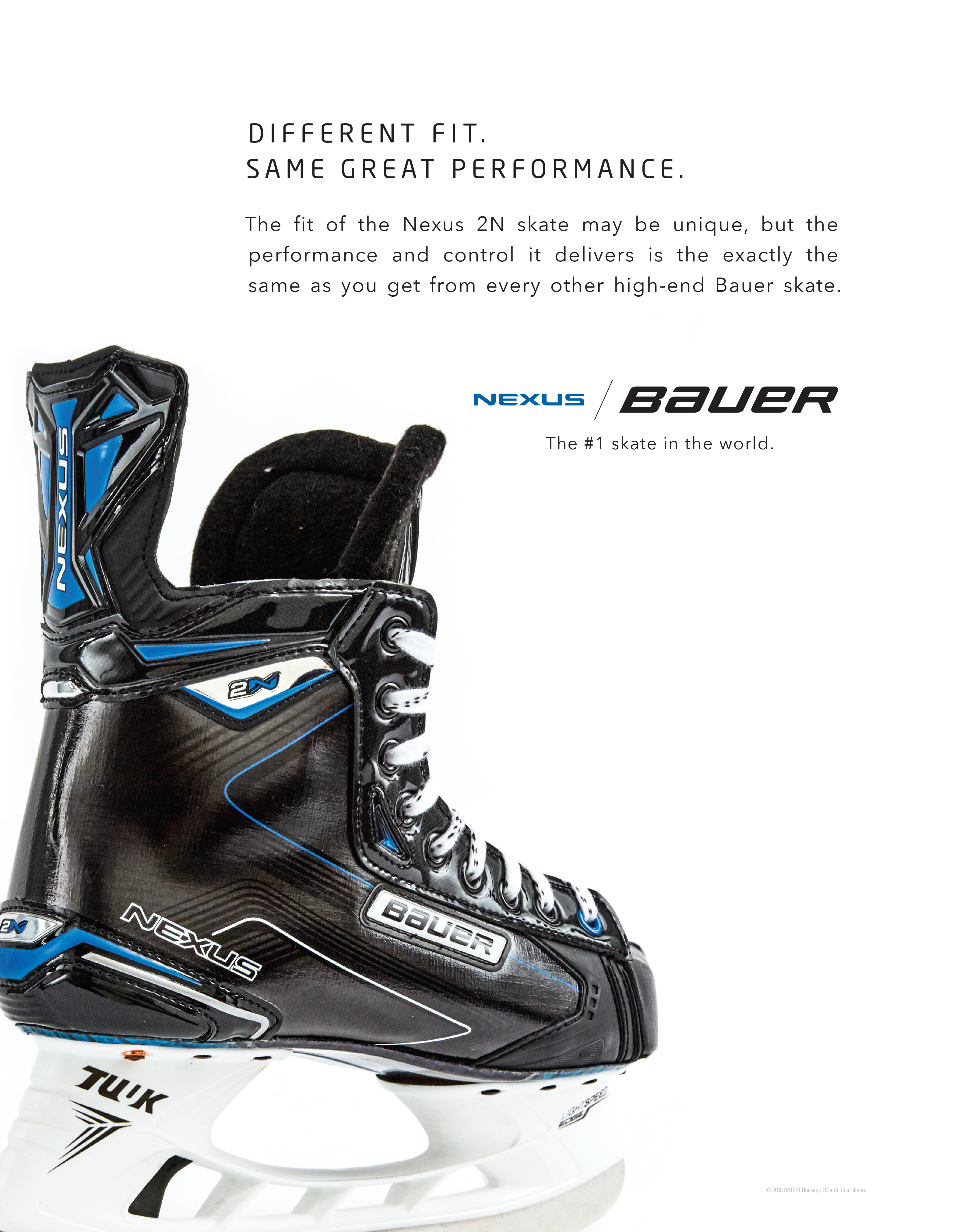 Bauer Nexus 2N S18 SR Ice Hockey Skates Non Pro Stock Return Ice Hockey