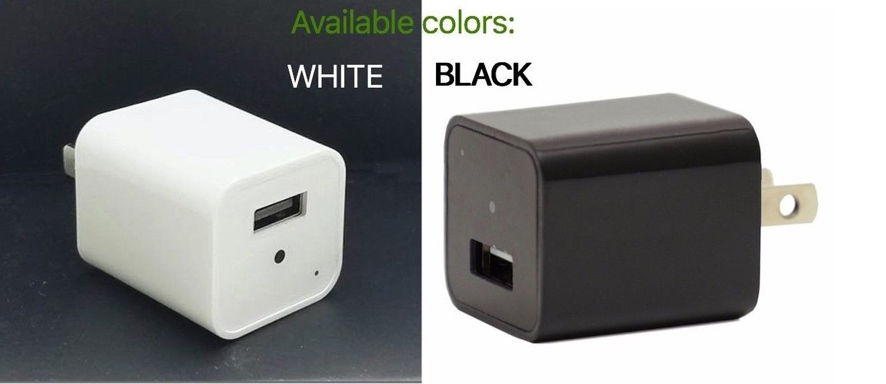 iPhone Wall AC USB Charger Hidden Spy Nanny Cover Full HD Camera DVR