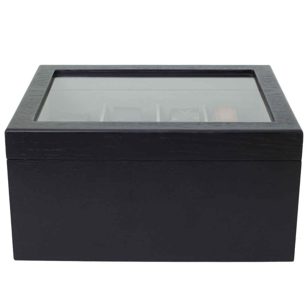 Wood Tie Box Tie Storage Case Luxury Men's Tie Organizer Wood