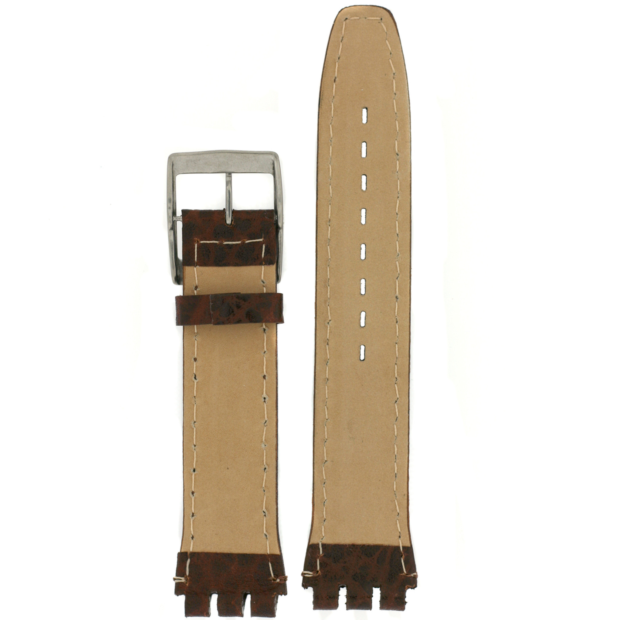 Swatch Style Watch Band Brown Replacement Bands Tech Swiss