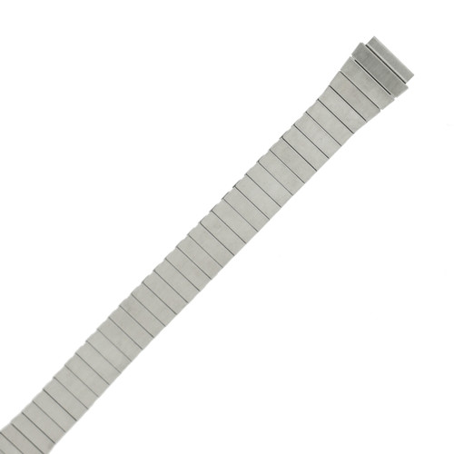 Silver Tone Ladies Watch Band Expansion Strap MET158
