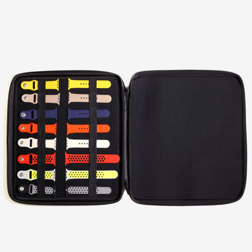 Apple Watch Portfolio Case | Apple Watch Strap Organizer | Apple Watch Strap Storage | Apple Portfolio | TechSwiss Apple Watch Portfolio | TSEVA1600 | Main