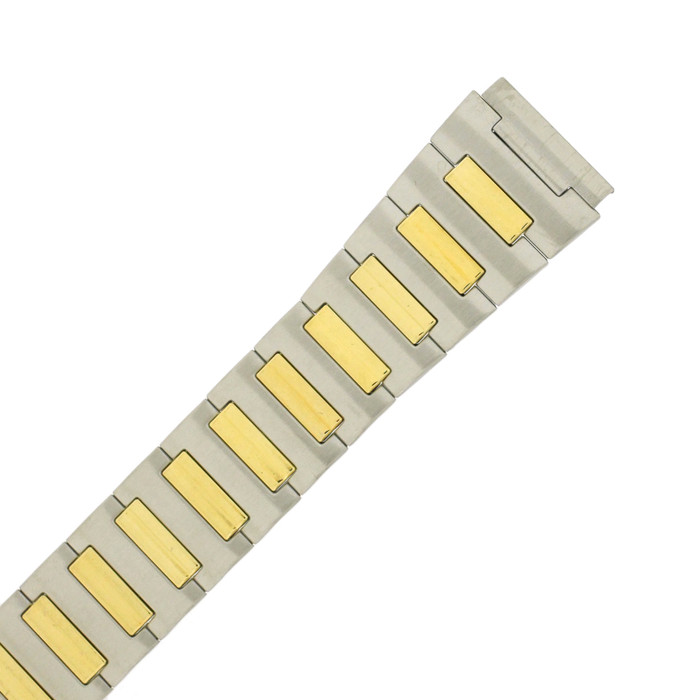 18mm Watch Band Expansion Metal Stretch SilverTone / GoldTone