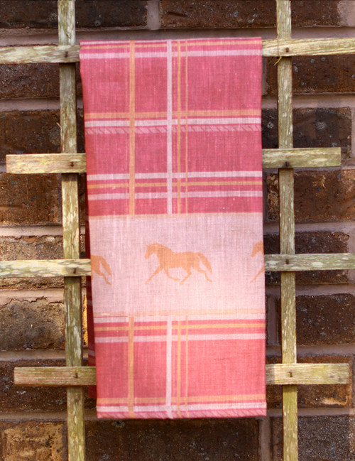 Plaid Horse Equestrian Birthday Invitation (10 pk) The Painting Pony