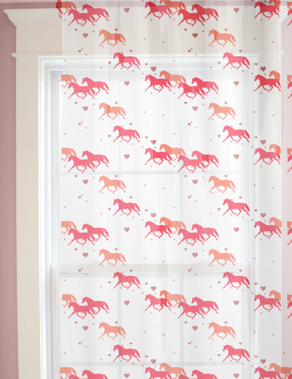 Trotting Ponies and Stripes Ribbon The Painting Pony