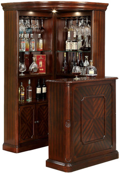 Talib Dark Cherry Bar Unit Talib Dark Cherry Bar Unit