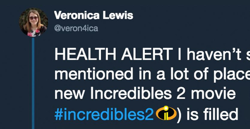 Migraine, Epilepsy Trigger Warning: "The Incredibles 2" Movie Migraine, Epilepsy Trigger Warning: "The Incredibles 2" Movie