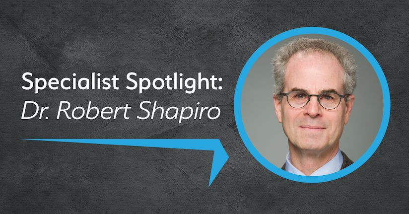 Headache Specialist Spotlight: Dr. Robert Shapiro Headache Specialist Spotlight: Dr. Robert Shapiro