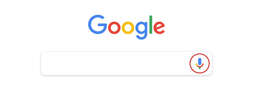  Búsqueda por voz de Google en la aplicación móvil
