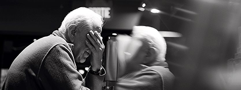 Older man with migraine symptoms