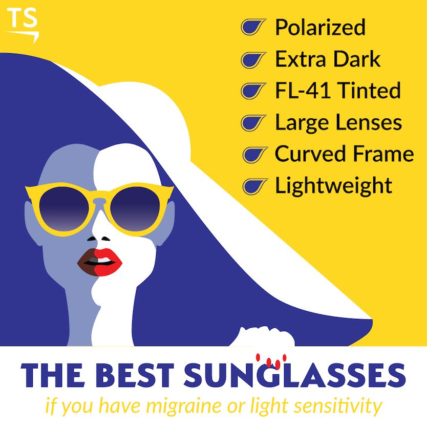 Tips for Choosing Migraine Sunglasses Infographic