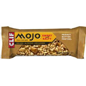 CLIF Mojo Sweet & Salty, Peanut Butter Pretzel Trail Mix Bar, 1.59 oz. Bars (12 Count CLIF Mojo Sweet & Salty, Peanut Butter Pretzel Trail Mix Bar, 1.59 oz. Bars (12 Count