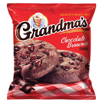 Grandma's, 2 Chocolate Brownie, Soft Cookies, 2.5 oz. Bag (1 Count) Grandma's, 2 Chocolate Brownie, Soft Cookies, 2.5 oz. Bag (1 Count)