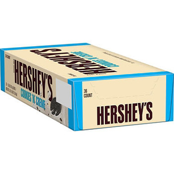 Hershey's, Cookies 'n' Creme Candy Bar, 1.55 oz. (36 Count) Hershey's, Cookies 'n' Creme Candy Bar, 1.55 oz. (36 Count)