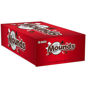 Hershey's, Mounds Candy Bar, 1.75 oz. (36 Count) Hershey's, Mounds Candy Bar, 1.75 oz. (36 Count)