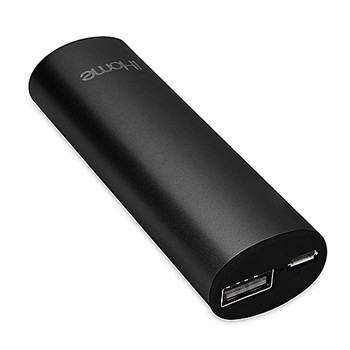 iHome Portable Battery, Super Charge, 2.0/2200mAh Battery, Black Color (1 Count) iHome Portable Battery, Super Charge, 2.0/2200mAh Battery, Black Color (1 Count)