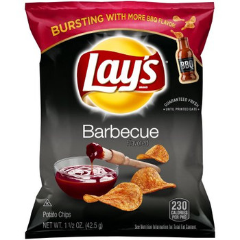 Lay's, BBQ, 1.5 oz. Bag (1 Count) Lay's, BBQ, 1.5 oz. Bag (1 Count)