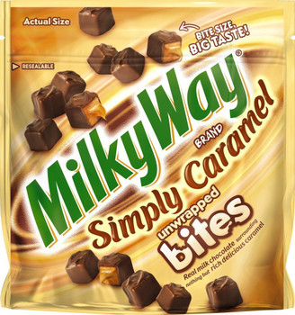 Milky Way, Unwrapped Simply Caramel Bites, 7.0 oz. Bag (1 Count) Milky Way, Unwrapped Simply Caramel Bites, 7.0 oz. Bag (1 Count)