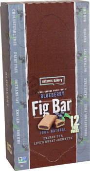 Nature's Bakery, Whole Wheat Fig Bar Blueberry, 2.0 oz. (12 Count) Nature's Bakery, Whole Wheat Fig Bar Blueberry, 2.0 oz. (12 Count)