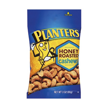 Planters, Honey Roasted Cashews, 3.0 oz. Bag (1 Count) Planters, Honey Roasted Cashews, 3.0 oz. Bag (1 Count)