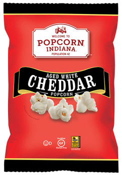 Popcorn Indiana, Aged White Cheddar Popcorn, 3.5 oz. Bag (1 Count) Popcorn Indiana, Aged White Cheddar Popcorn, 3.5 oz. Bag (1 Count)
