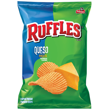 Ruffles Brand, Queso Cheese, 1.5 oz. Bag (1 Count) Ruffles Brand, Queso Cheese, 1.5 oz. Bag (1 Count)