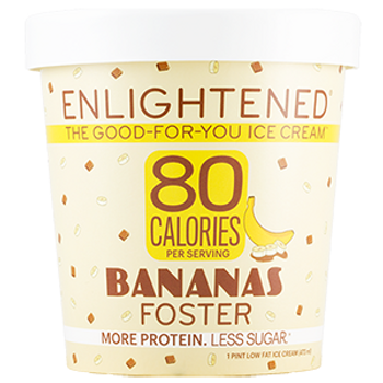 Enlightened, Banana Foster Ice Cream, Pint (1 Count) Enlightened, Banana Foster Ice Cream, Pint (1 Count)