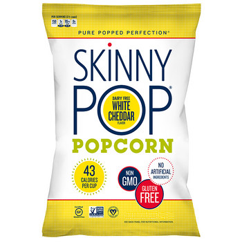 SkinnyPop, White Cheddar, 1.0 oz. Bag (1 Count) SkinnyPop, White Cheddar, 1.0 oz. Bag (1 Count)