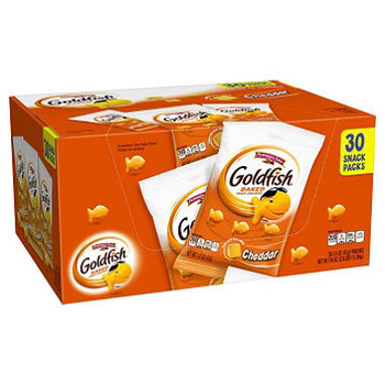 Goldfish, Cheddar Cheese, 1.50 oz. Bag (30 Count) Goldfish, Cheddar Cheese, 1.50 oz. Bag (30 Count)