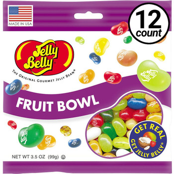 Jelly Belly, Fruit Bowl, 3.5 oz. Bag (12 Count) Jelly Belly, Fruit Bowl, 3.5 oz. Bag (12 Count)