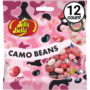 Jelly Belly, Pink Camo, 3.5 oz. Bag (12 Count) Jelly Belly, Pink Camo, 3.5 oz. Bag (12 Count)
