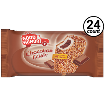 Good Humor Chocolate Eclair Ice Cream Bar, 4 Oz (24 Count) Good Humor Chocolate Eclair Ice Cream Bar, 4 Oz (24 Count)