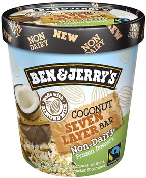 Ben & Jerry's NON-DAIRY Coconut Seven Layer Bar Ice Cream, Pint (1 Count) Ben & Jerry's NON-DAIRY Coconut Seven Layer Bar Ice Cream, Pint (1 Count)