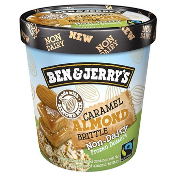 Ben & Jerry's NON-DAIRY Caramel Almond Brittle Ice Cream, Pint (1 Count) Ben & Jerry's NON-DAIRY Caramel Almond Brittle Ice Cream, Pint (1 Count)