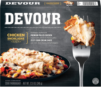 Devour Chicken Enchiladas w/Suiza Sauce, 12 Oz (1 Count) Devour Chicken Enchiladas w/Suiza Sauce, 12 Oz (1 Count)