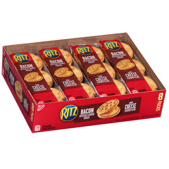 Ritz Bacon and Cheese Crackers, 1.35 oz. (8 count) Ritz Bacon and Cheese Crackers, 1.35 oz. (8 count)