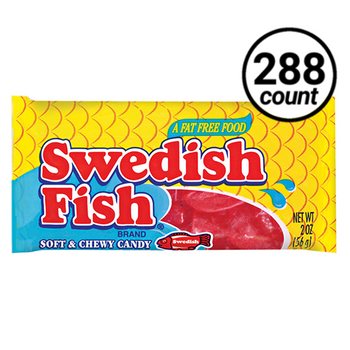 Swedish Fish, Soft and Chewy Candy, Red, 2.0 oz. bag (288 count) Swedish Fish, Soft and Chewy Candy, Red, 2.0 oz. bag (288 count)