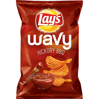 Wavy Lays Hickory Smoked BBQ, 1.5 oz bag (1 count) Wavy Lays Hickory Smoked BBQ, 1.5 oz bag (1 count)