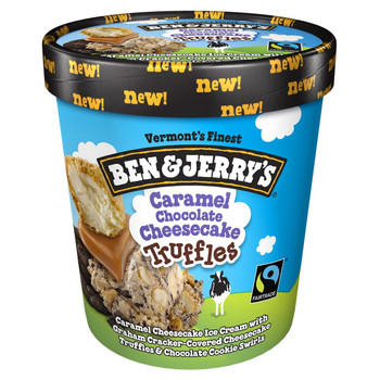 Ben & Jerry's Chocolate Cheesecake Truffles Ice Cream, Pint, (1 count) Ben & Jerry's Chocolate Cheesecake Truffles Ice Cream, Pint, (1 count)
