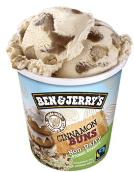 Ben & Jerry's Non Dairy Cinnamon Buns Ice Cream, Pint, (1 count) Ben & Jerry's Non Dairy Cinnamon Buns Ice Cream, Pint, (1 count)