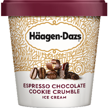 Häagen-Dazs Espresso Chocolate Cookie Crumble, 14 Oz Pint (1 Count) Häagen-Dazs Espresso Chocolate Cookie Crumble, 14 Oz Pint (1 Count)