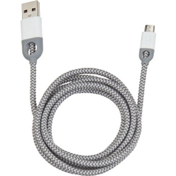 iHome, IH-CT2058W Micro USB Cable, 10ft Nylon Charge & Sync Cable, Dual Strain Relief Protection, White Color (1 Count) iHome, IH-CT2058W Micro USB Cable, 10ft Nylon Charge & Sync Cable, Dual Strain Relief Protection, White Color (1 Count)