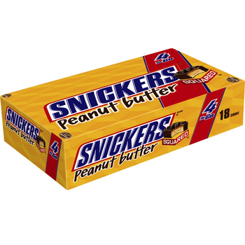 Snickers, Peanut Butter Crisper, Sharing Size 3.03 oz. Bars (18 count) Snickers, Peanut Butter Crisper, Sharing Size 3.03 oz. Bars (18 count)