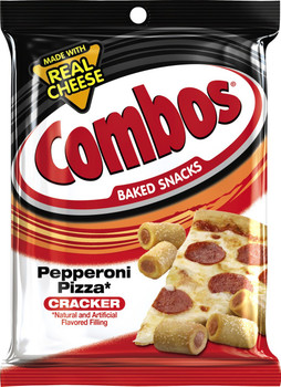 Combos, Pepperoni Pizza Cracker, 7 oz. Bag (1 Count) Combos, Pepperoni Pizza Cracker, 7 oz. Bag (1 Count)