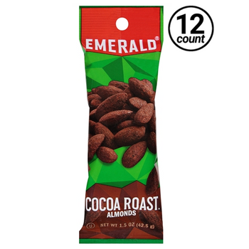 Emerald Nuts, Cocoa Roast Almonds, 1.5 oz. Bag (12 Count) Emerald Nuts, Cocoa Roast Almonds, 1.5 oz. Bag (12 Count)