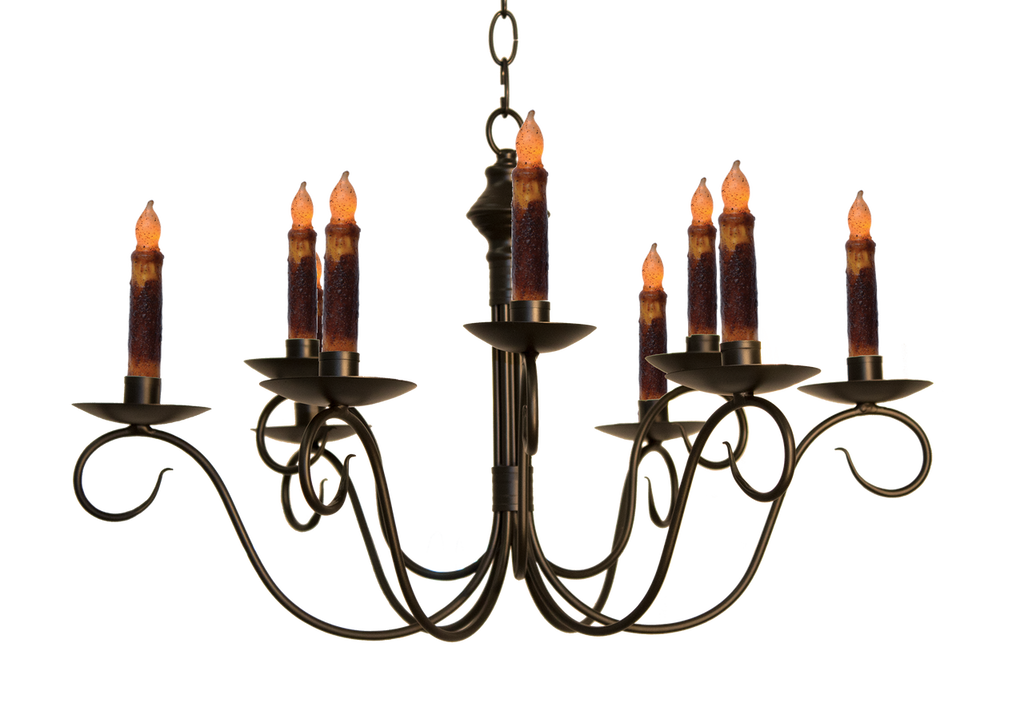 Katies Handcrafted Lighting Adams 2 Tier Wrought Iron Candle Here To Enlarge