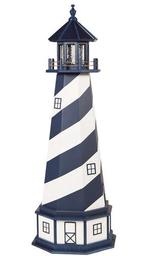 Amish Made - Poly Outdoor Lighthouse - Cape Cod Model