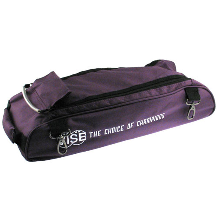 Vise 3 Ball Clear Top Roller Shoe Bag Purple