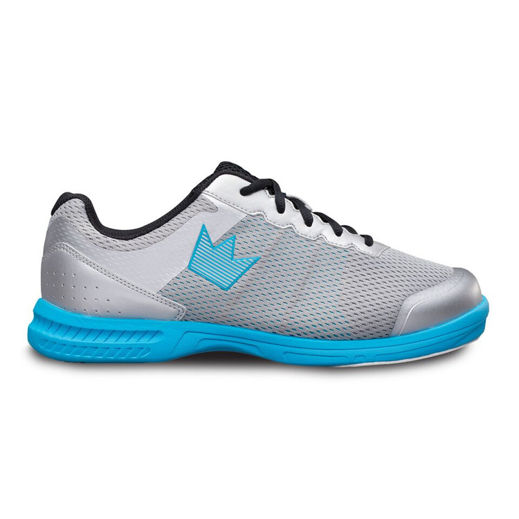Brunswick Fuze Men's Bowling Shoes Silver Sky Blue
